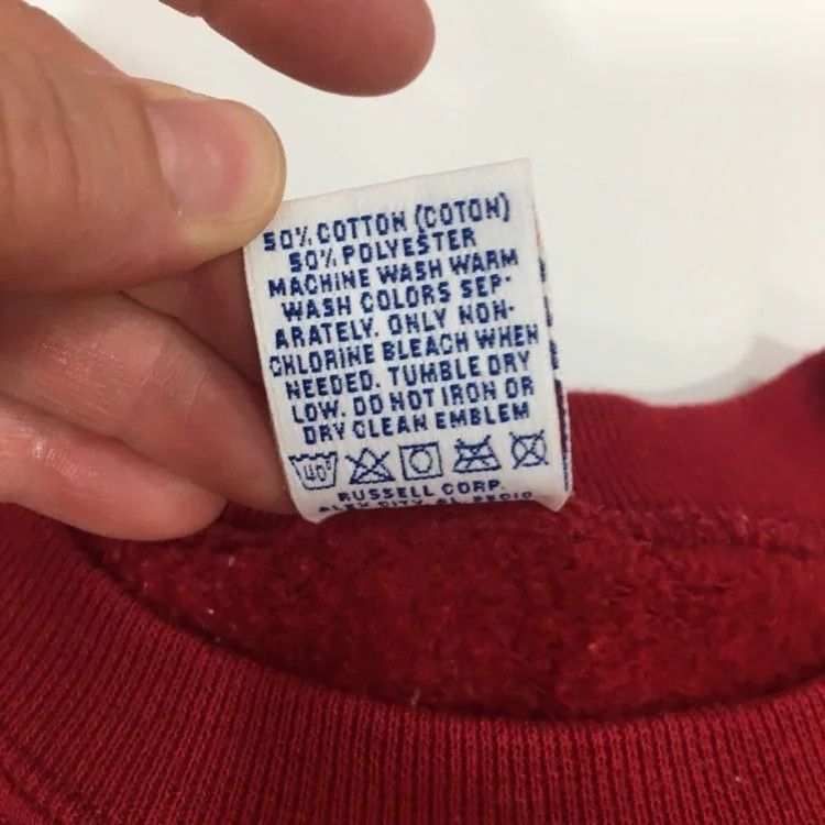 Russell Athletic NoS New Vtg 1995 Russell Athletic Maroon NFLP NFL Sweatshirt Size US L / EU 52-54 / 3 - 4 Thumbnail