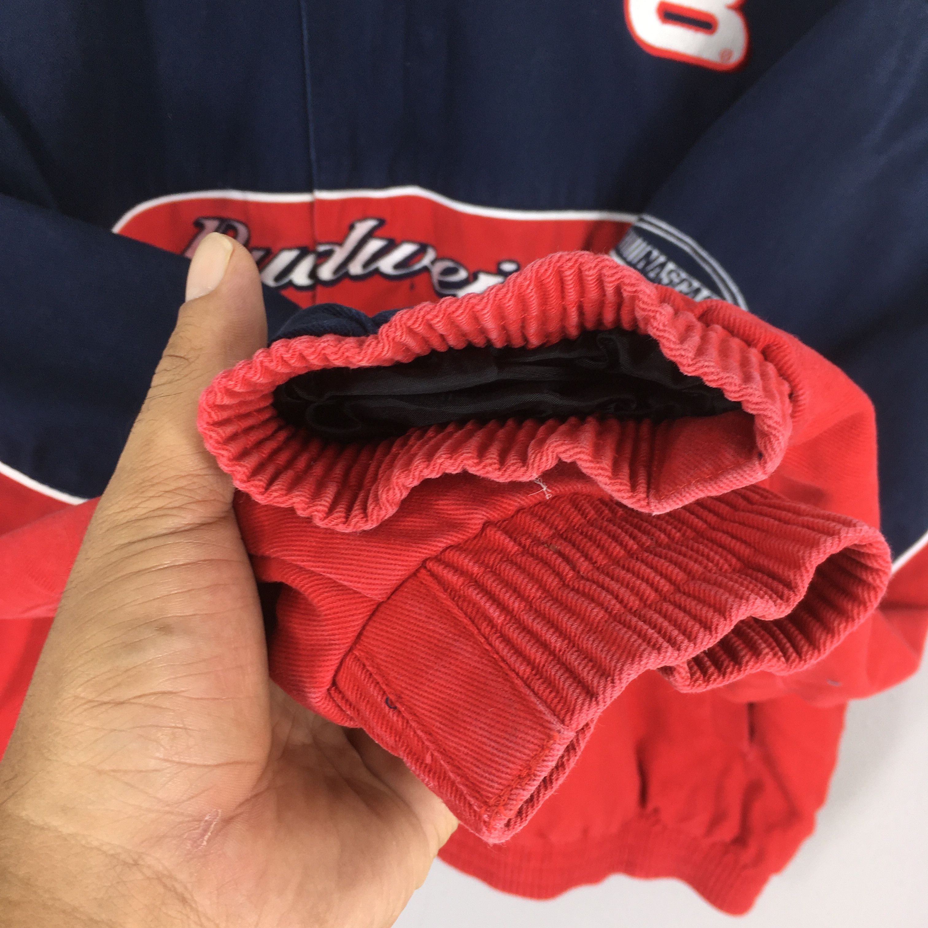 NASCAR Vintage 90s Budweiser Racing Car Nascar Jacket XL Size US XL / EU 56 / 4 - 4 Thumbnail