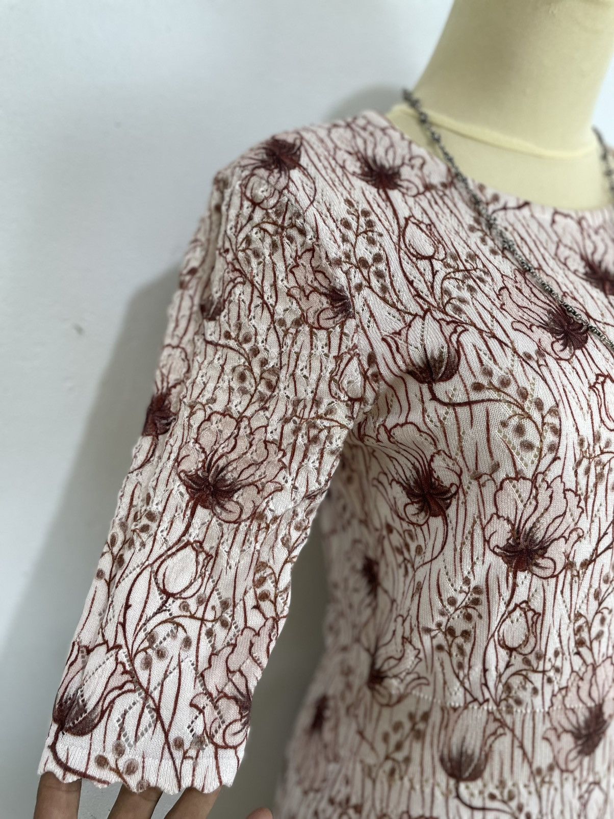 Bottega Veneta Bottega Veneta Cotton Floral Dress Size XS / US 0-2 / IT 36-38 - 4 Thumbnail