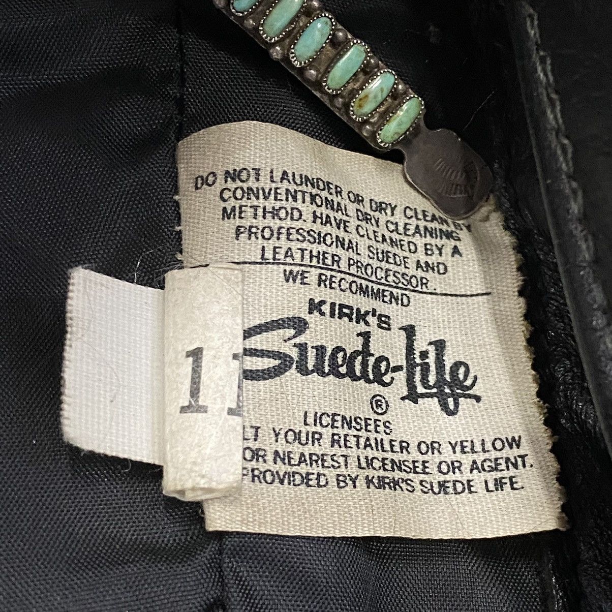 Japanese Brand × Vintage Vtg 60s 70s Excelled Black Leather Cafe Racer Moto Jacket Size US M / EU 48-50 / 2 - 16 Thumbnail