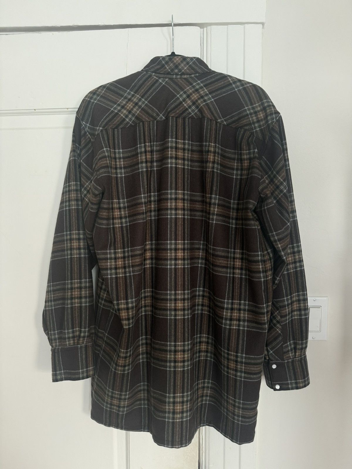 Vintage Brown flannel shirt Size US L / EU 52-54 / 3 - 4 Thumbnail