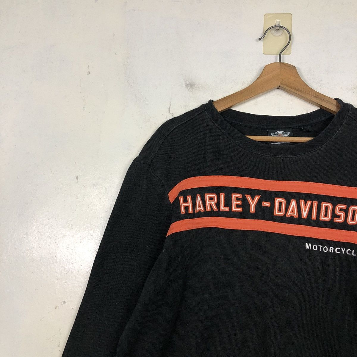 Harley Davidson 📌Vintage Sweatshirt Harley Davidson Big Logo Design Size US M / EU 48-50 / 2 - 9 Thumbnail