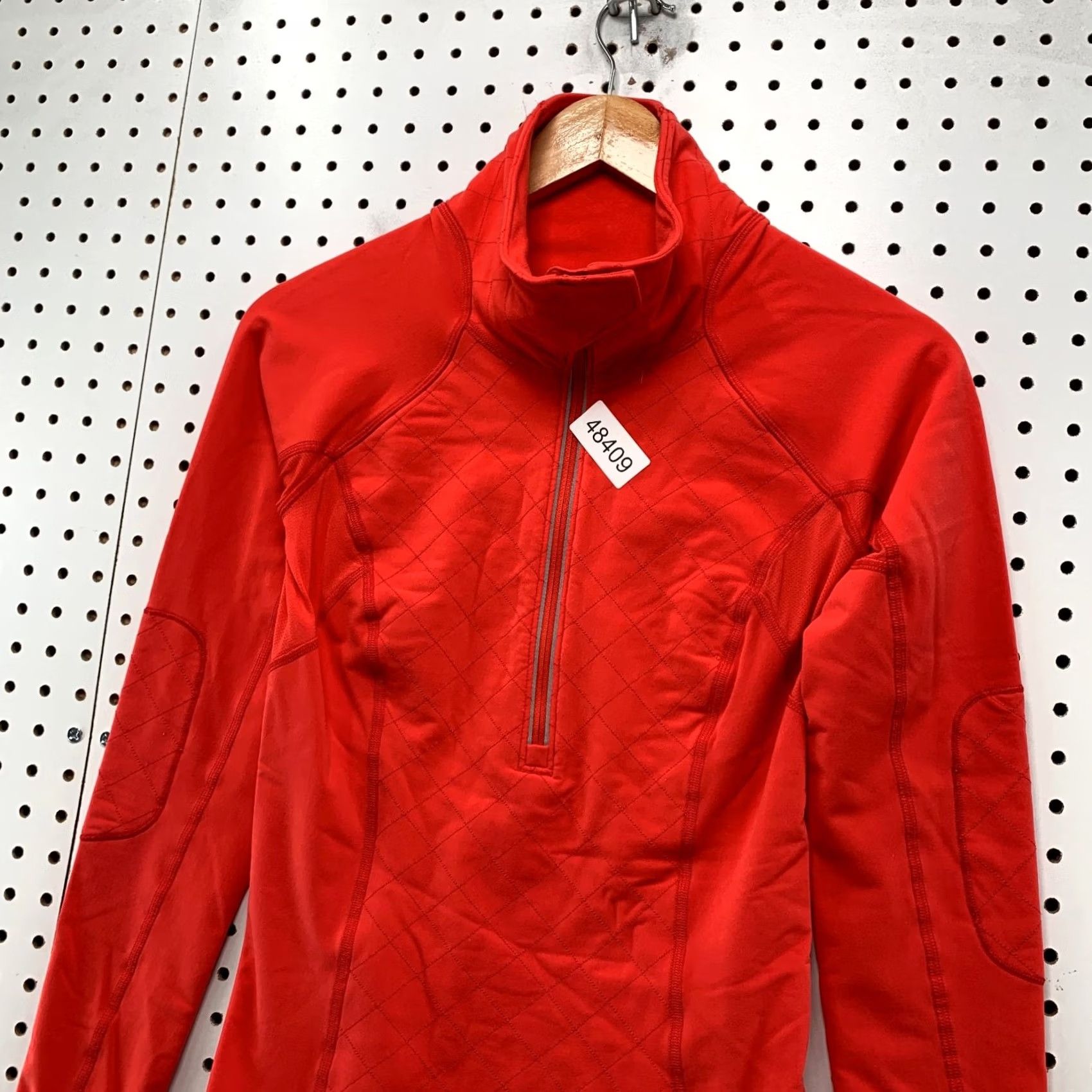 Lululemon Lululemon Running Jacket Womens Coral Red Reflective Pockets Zip Collar Size L / US 10 / IT 46 - 6 Thumbnail