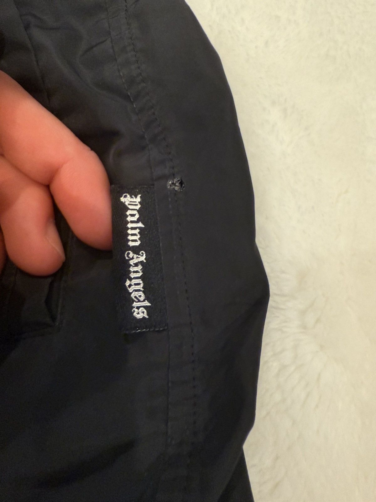 Palm Angels Palm Angels Curved Logo Swim Shorts (S) Size US 30 / EU 46 - 3 Thumbnail