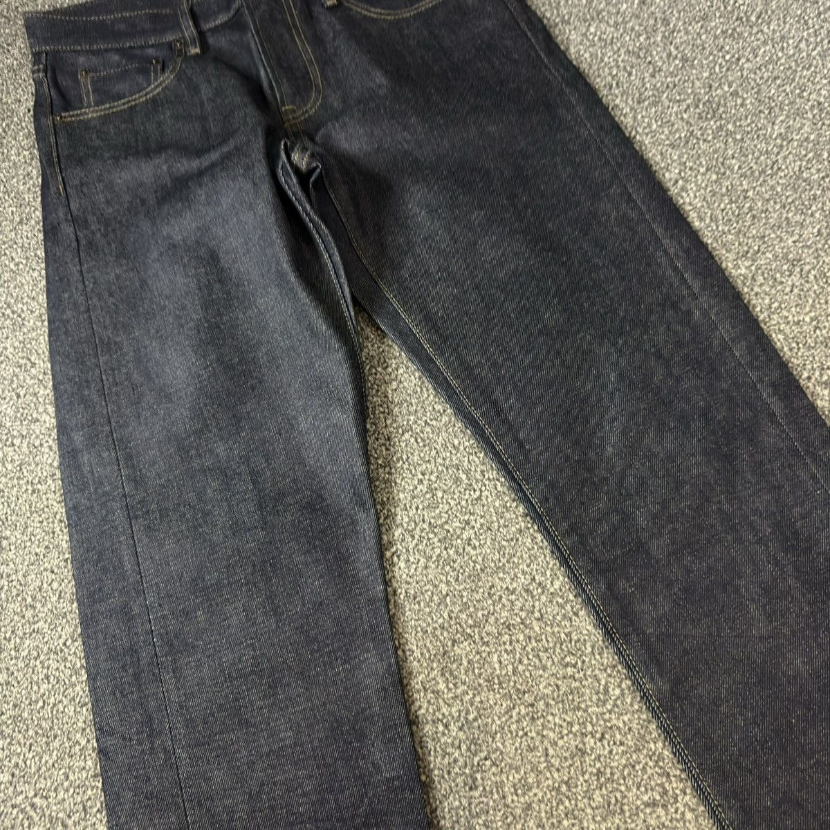 Undercover × Uniqlo 🔥🇯🇵 Japanese Raw Denim Uniqlo Indigo Selvedge Archive Jeans Size US 31 - 4 Thumbnail