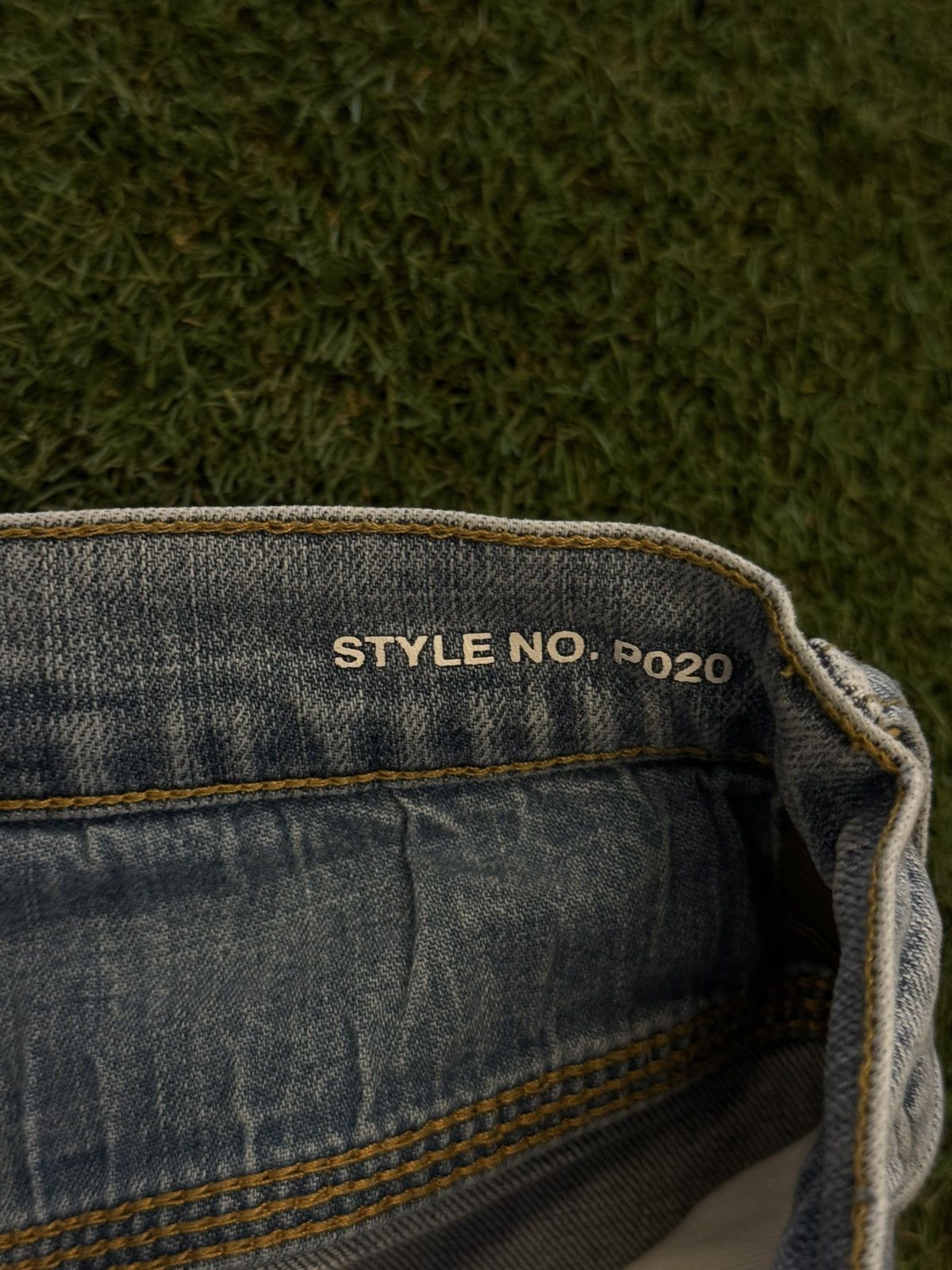 Purple Purple Denim Jeans Size 33 Messy Look 🧼 Size US 33 - 9 Thumbnail