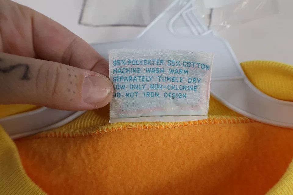 Converse × Vintage Vintage 80s Converse All Star Block Crewneck Sweatshirt Size XL / US 12-14 / IT 48-50 - 6 Thumbnail