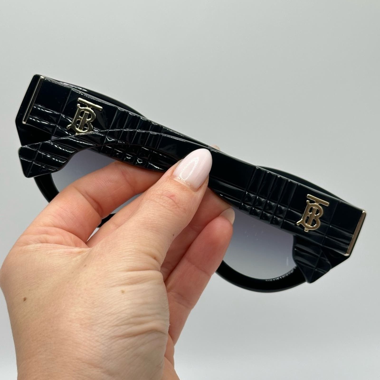 Burberry NEW BURBERRY BE4390 30018G Black/Grey Gradient Sunglasses Size ONE SIZE - 11 Thumbnail