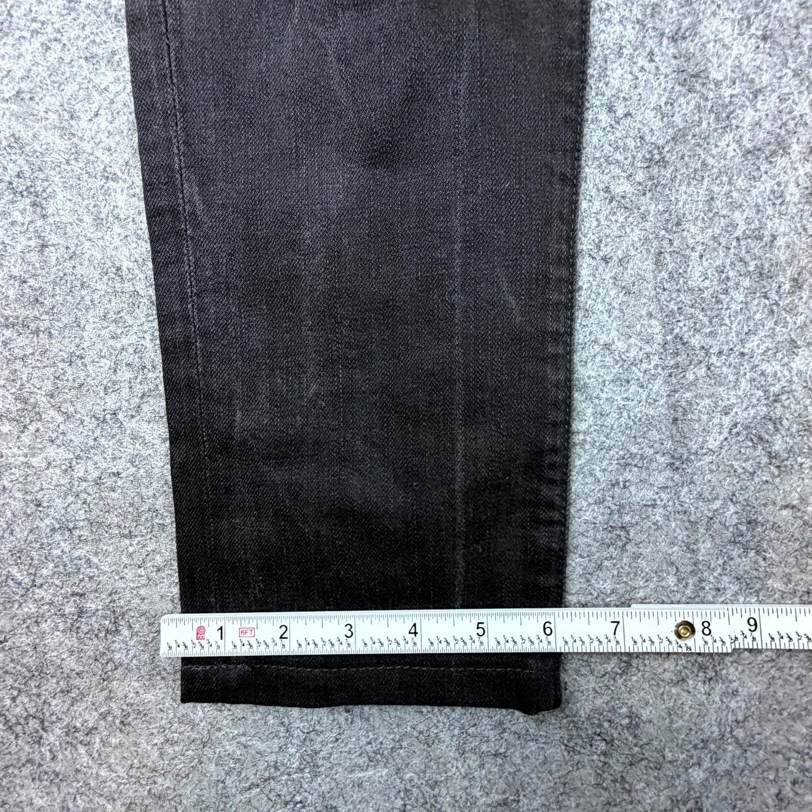 7 For All Mankind 7 For All Mankind Ankle Skinny Jeans Womens 27 Black Stretch Size 27" / US 4 / IT 40 - 4 Thumbnail