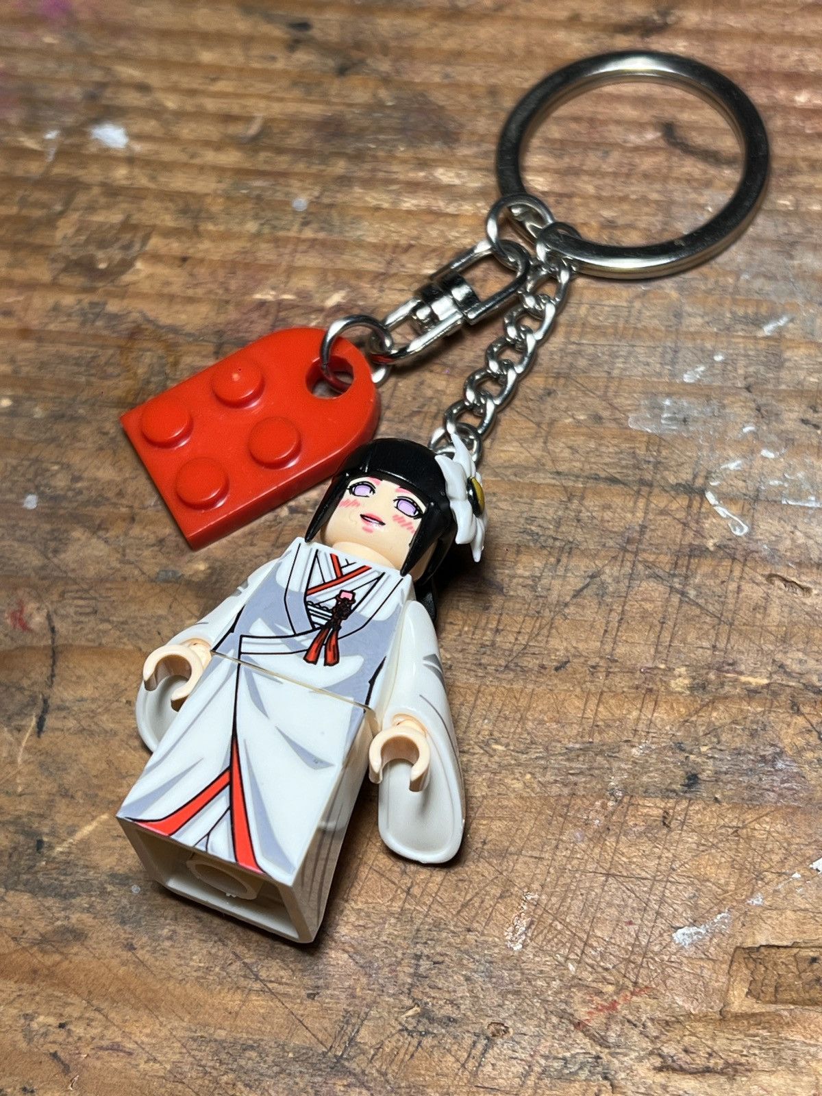 Anime naruto hinata marriage minifigure anime matching keychain Size ONE SIZE - 6 Thumbnail