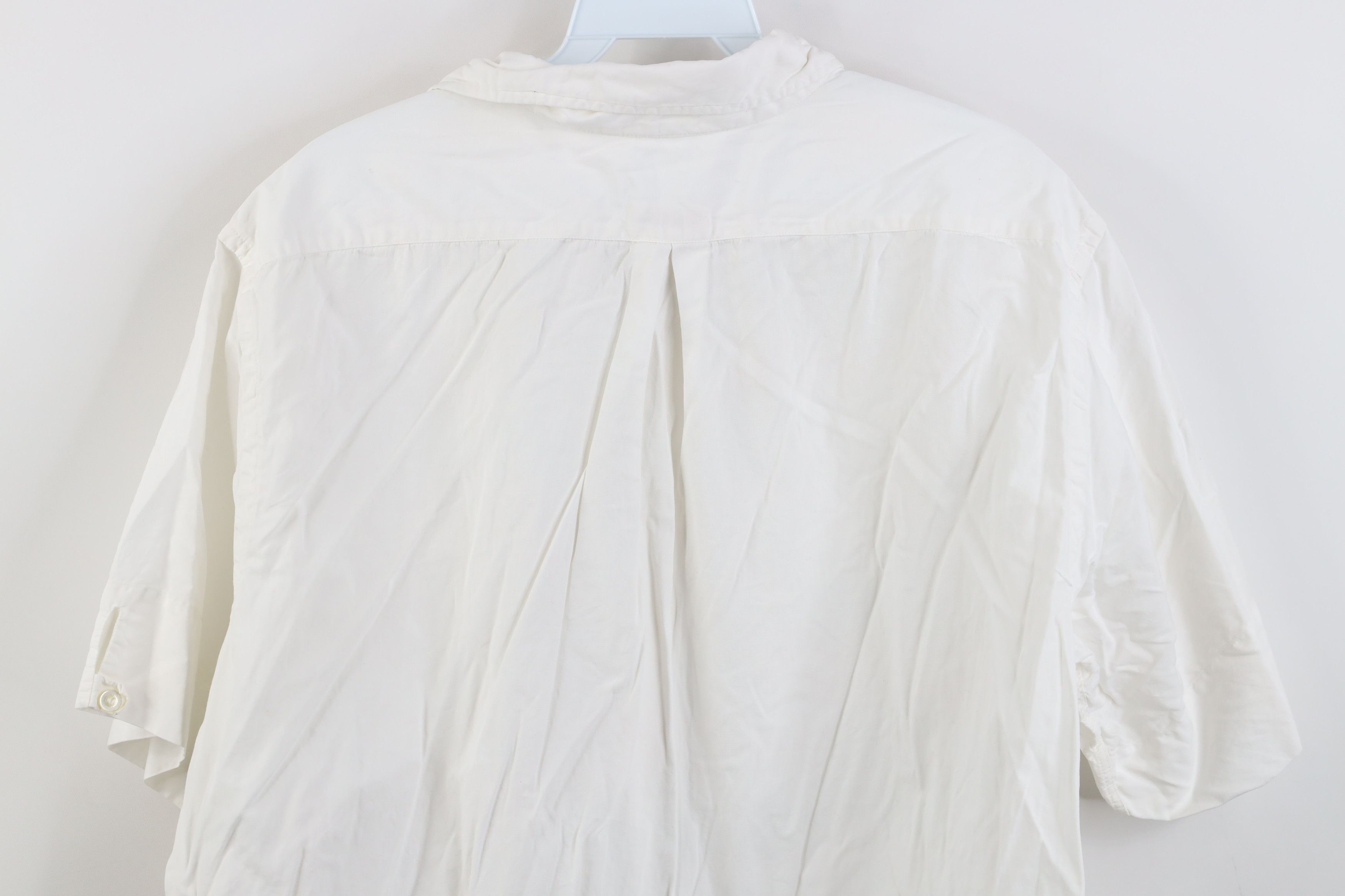 Vintage Vintage 50s Satin Stripe Single Needle Sleeve Button Shirt Size US XL / EU 56 / 4 - 11 Thumbnail
