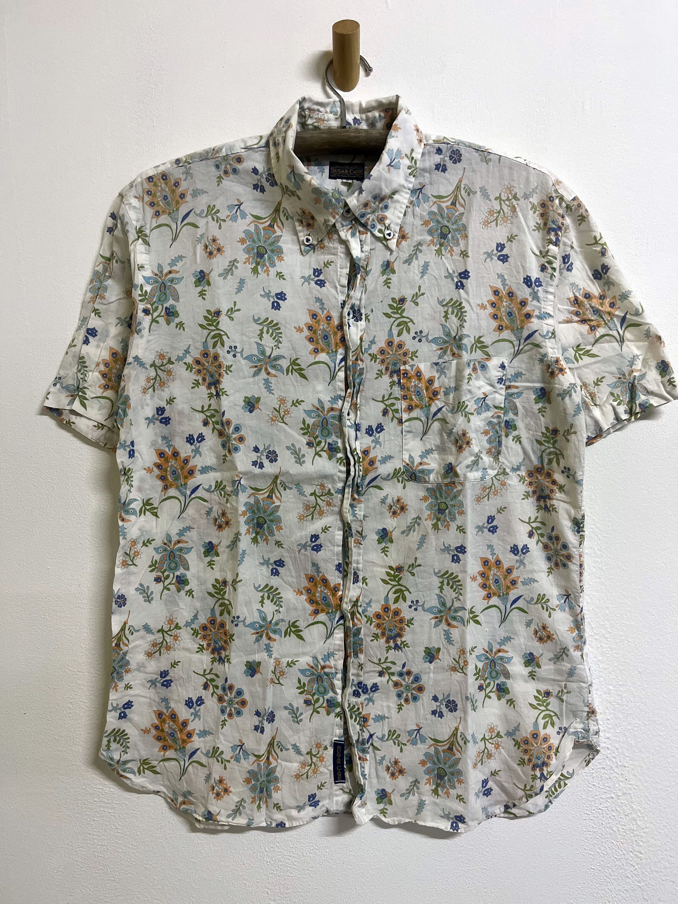 Toyo Enterprises Sugar Cane Short Sleeve Hawaii Hawaiian Size US L / EU 52-54 / 3 - 1 Thumbnail