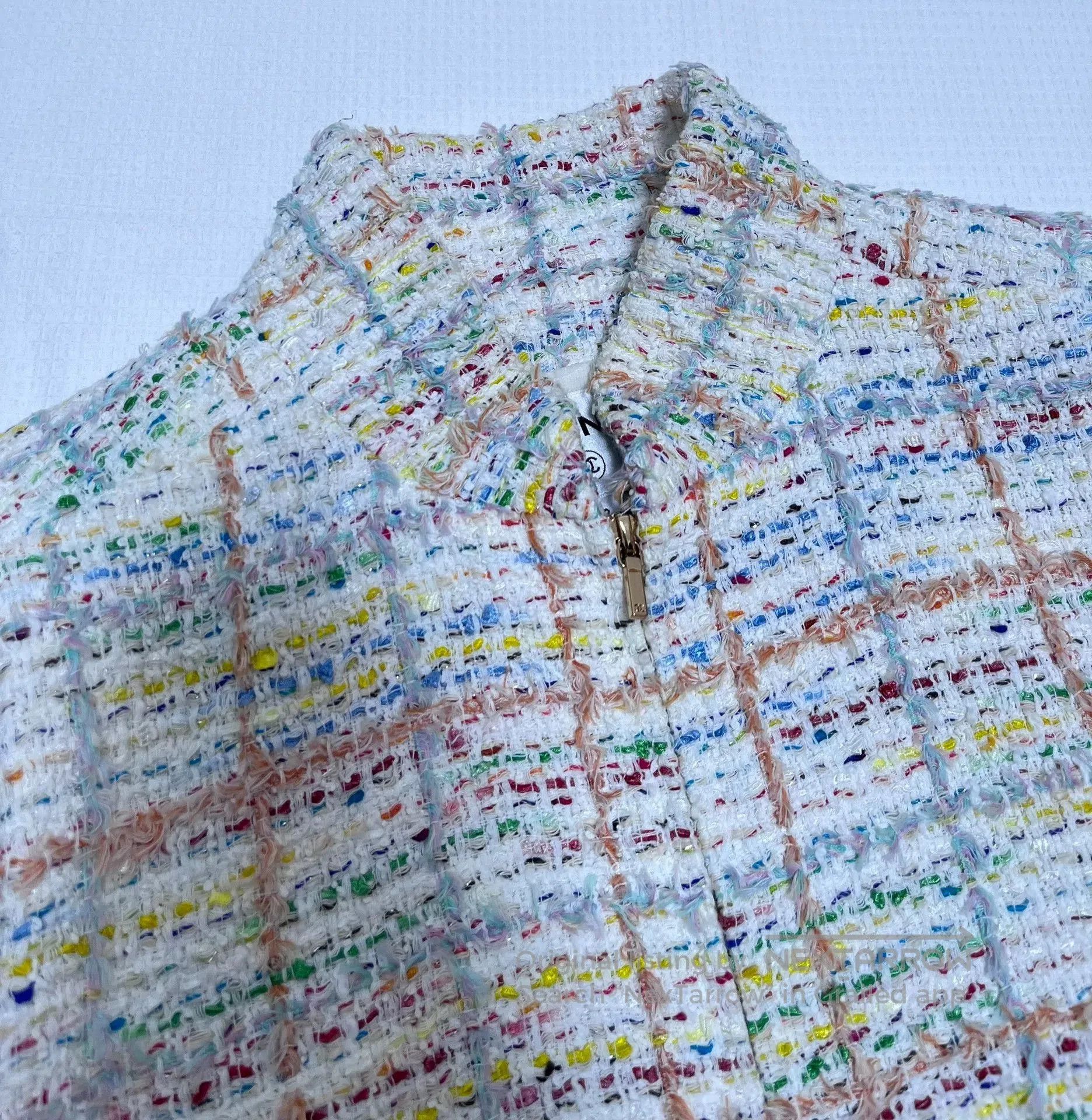 Chanel Chanel Multi Woven Half-Sleeve Jacket. Size M / US 6-8 / IT 42-44 - 4 Thumbnail