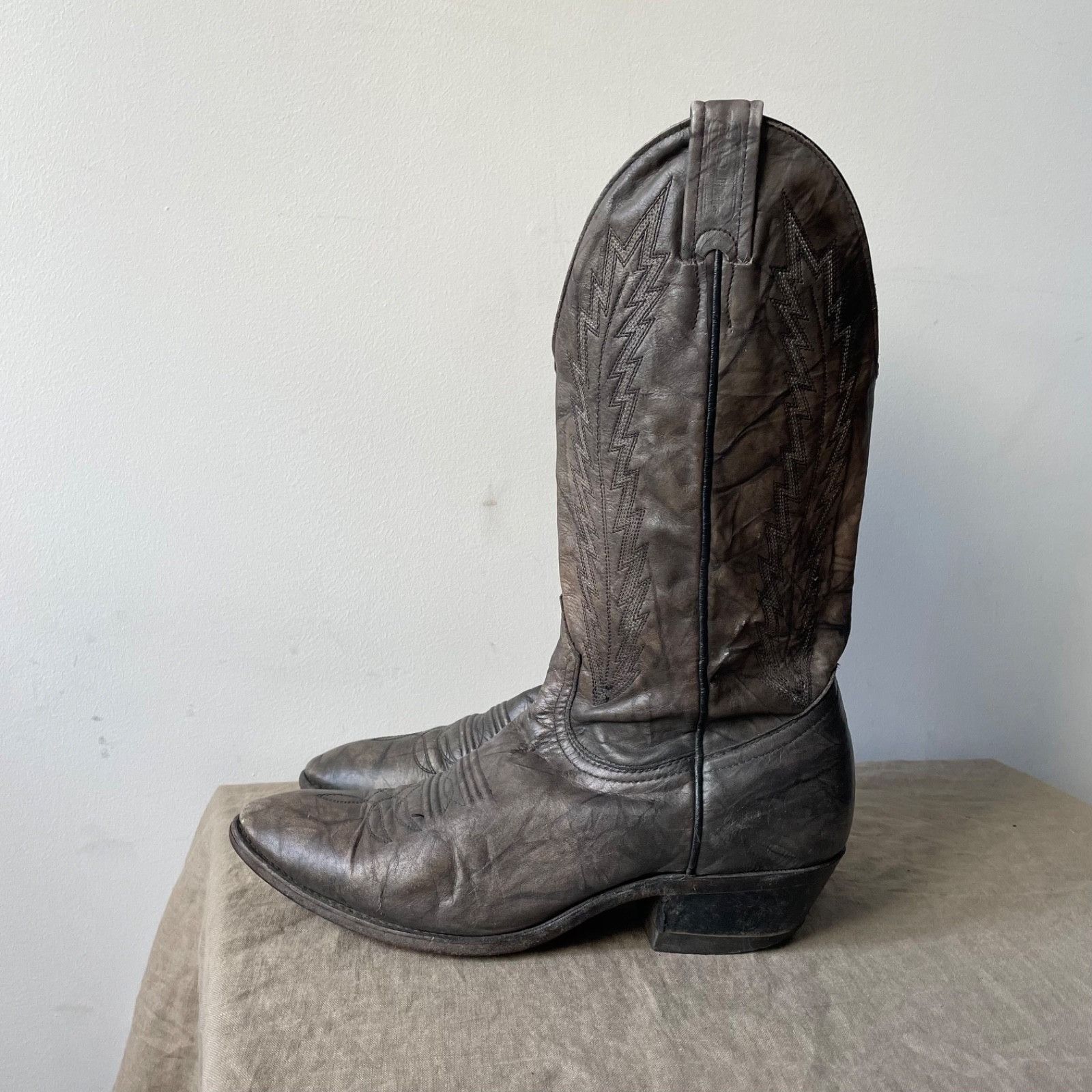 Boulet Boulet Vintage Leather Canada Made Cowboy Boots 9672AC Size US 8.5 / EU 41-42 - 1 Thumbnail