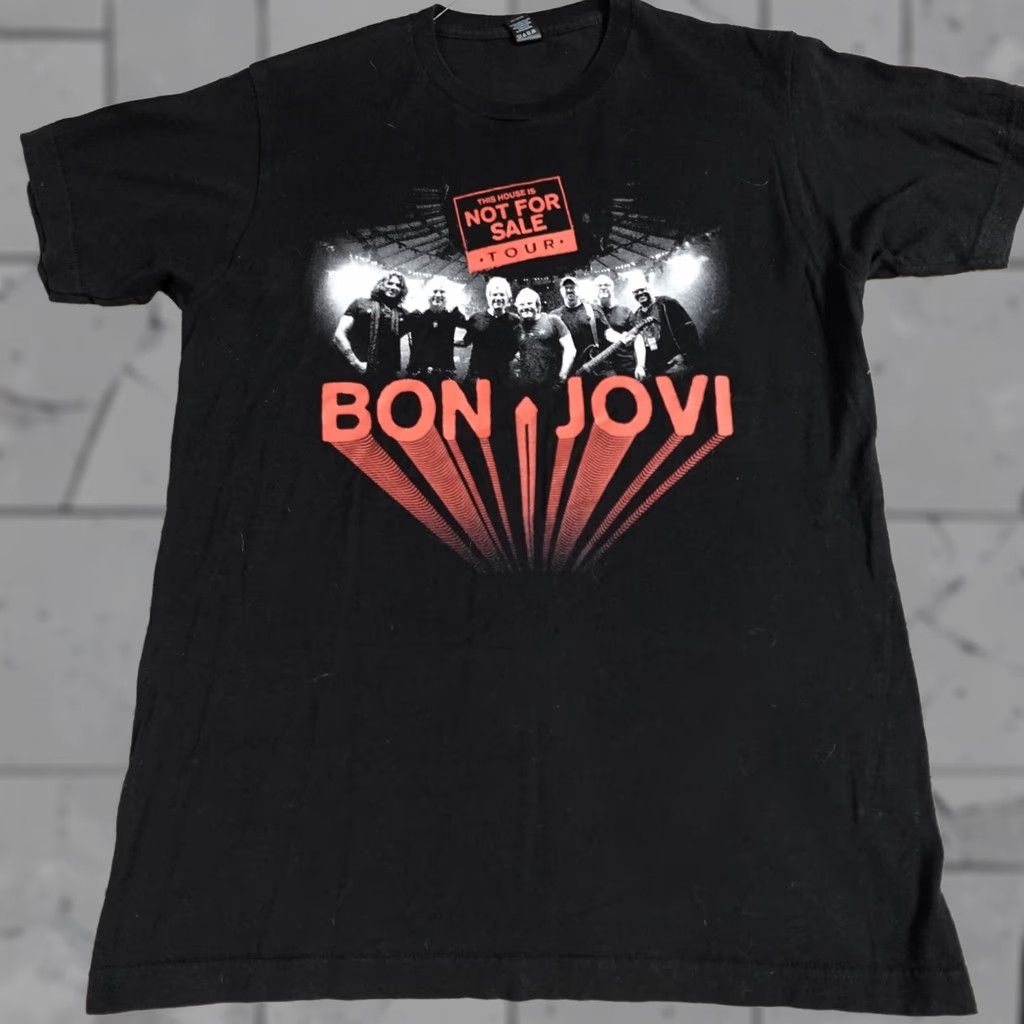 Doublet VINTAGE Bon Jovi Shirt Double-Sided This House Not for Sale Tour 2018 Black M Women Shirt Size M / US 6-8 / IT 42-44 - 1 Thumbnail