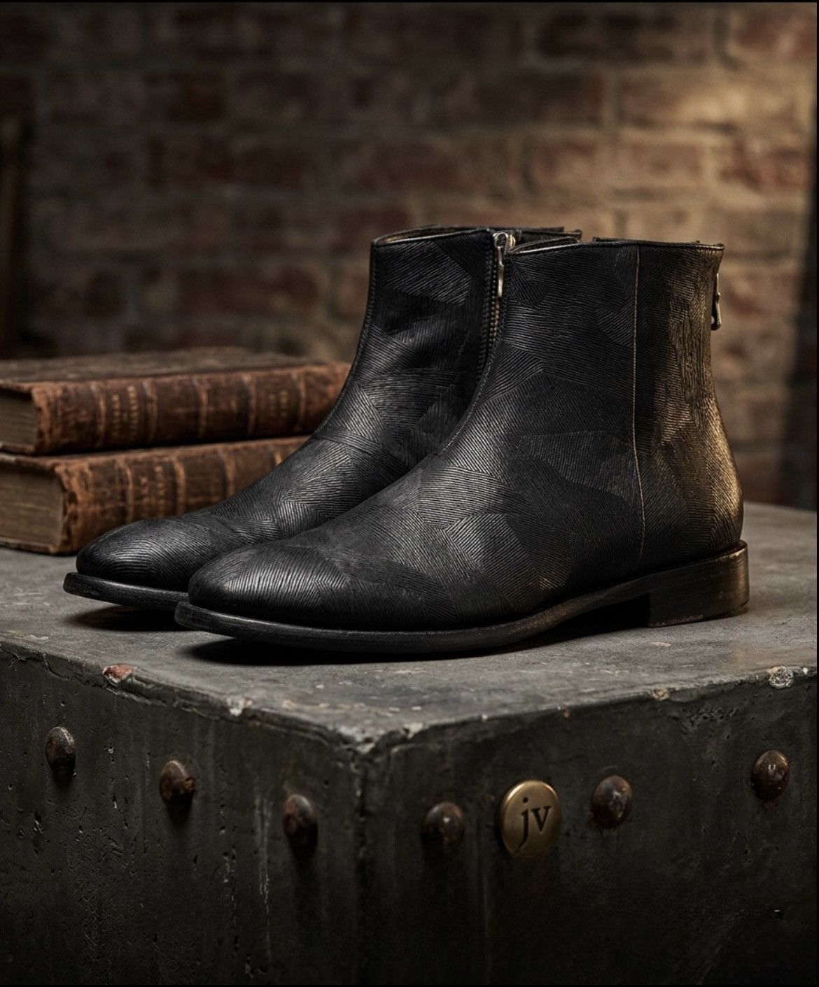 John Varvatos NYC Back Zip Boot Size US 9 EU 42 Size US 9 / EU 42 - 1 Thumbnail