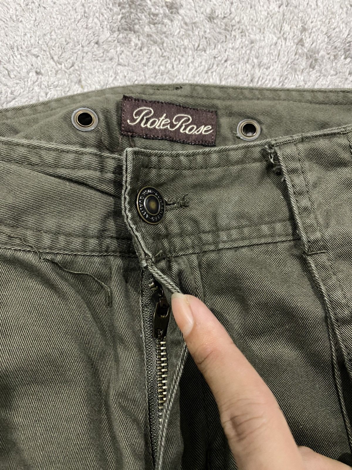 Other Rote Rose Cargo Bondage Flared Military Pants Like G.O.A Size US 32 / EU 48 - 5 Thumbnail