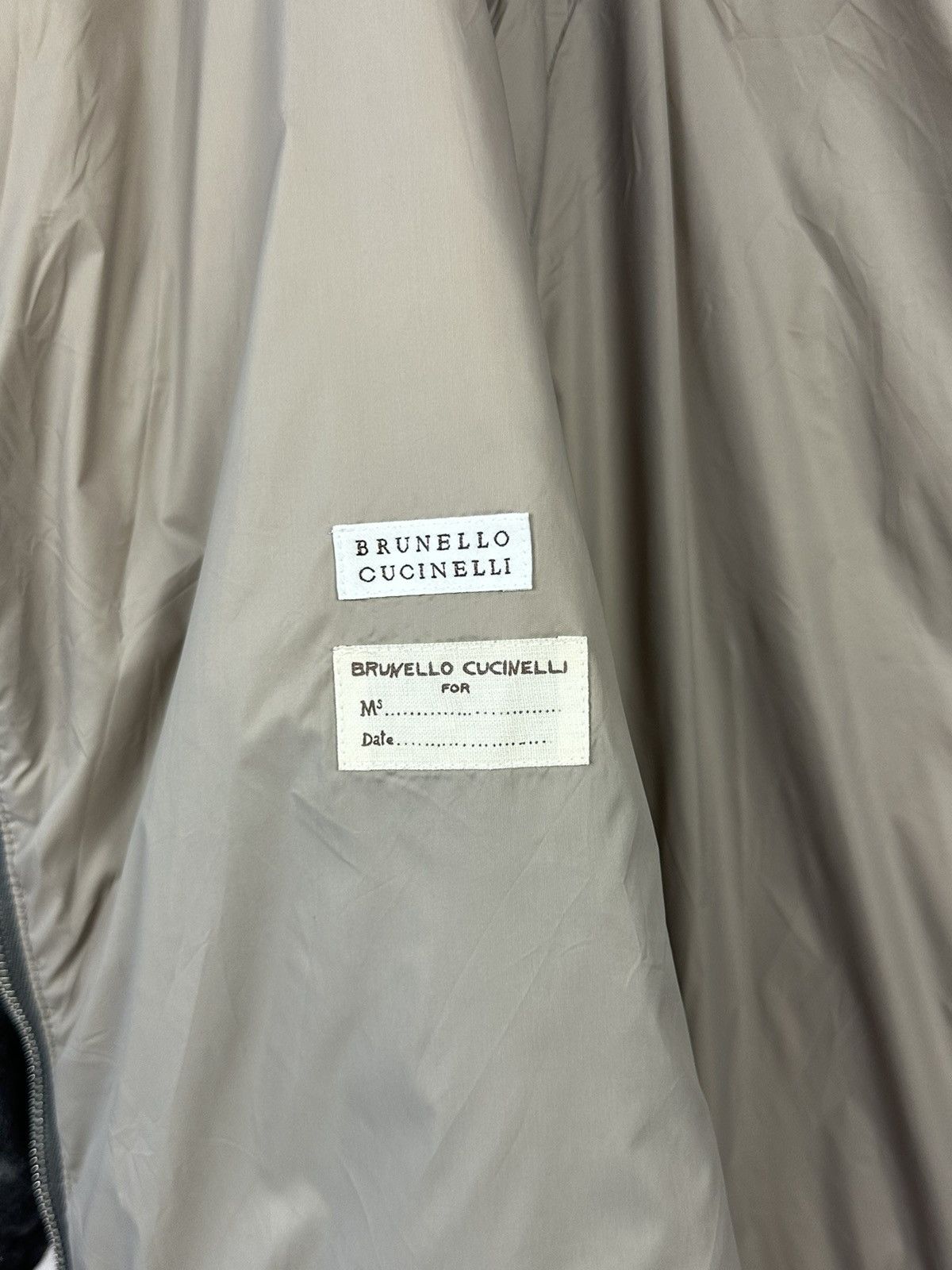 Brunello Cucinelli Brunello Cucinelli Wool Cashmere Blend Puffer Poncho Jacket Size XL / US 12-14 / IT 48-50 - 11 Thumbnail
