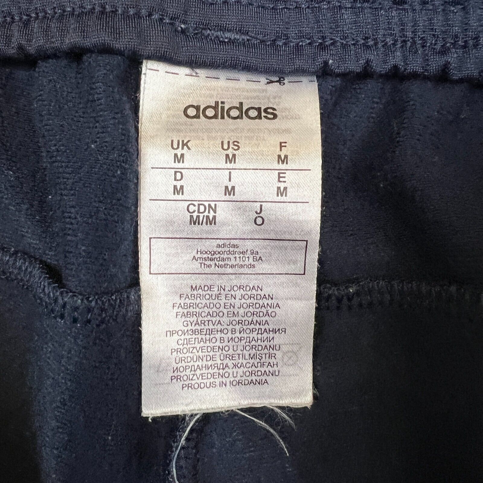 Adidas × Vintage Adidas Track Pants Medium 3 Stripe Spell Out Straight Jogger Size US 30 / EU 46 - 7 Thumbnail
