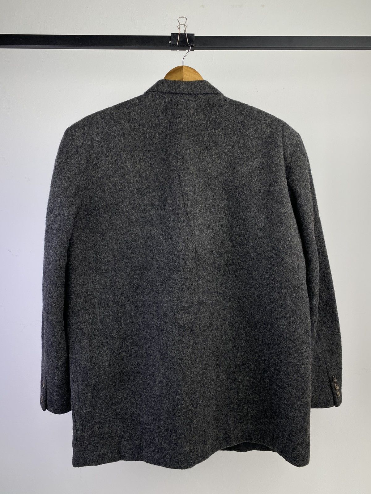 Comme des Garcons Homme Comme des Garçons Homme 90s Mohair Oversized Jacket Japan Size US M / EU 48-50 / 2 - 2 Thumbnail