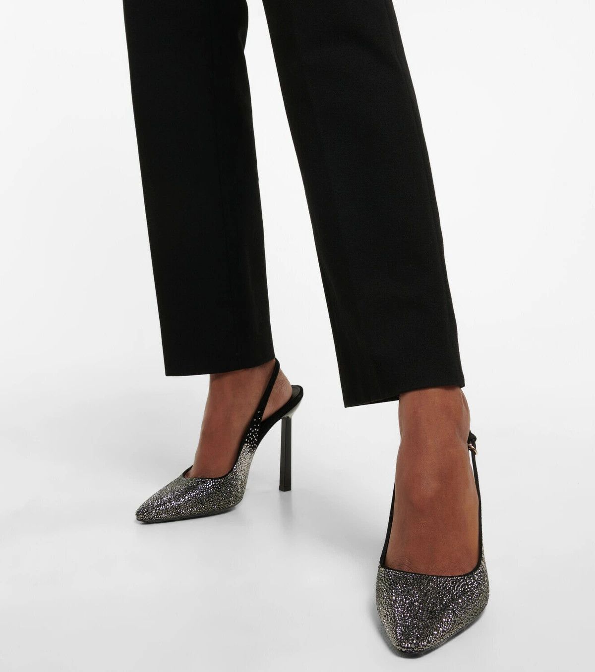 Salvatore Ferragamo o1y0426 Geometric Heel Pumps in Black Size US 6.5 / IT 36.5 - 4 Thumbnail