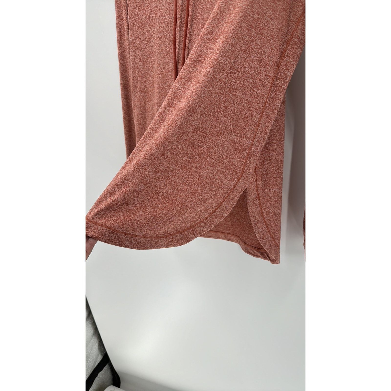 Athleta Athleta uptempo Hoodie orange side slit hi lo loose fit sz M Size M / US 6-8 / IT 42-44 - 4 Thumbnail