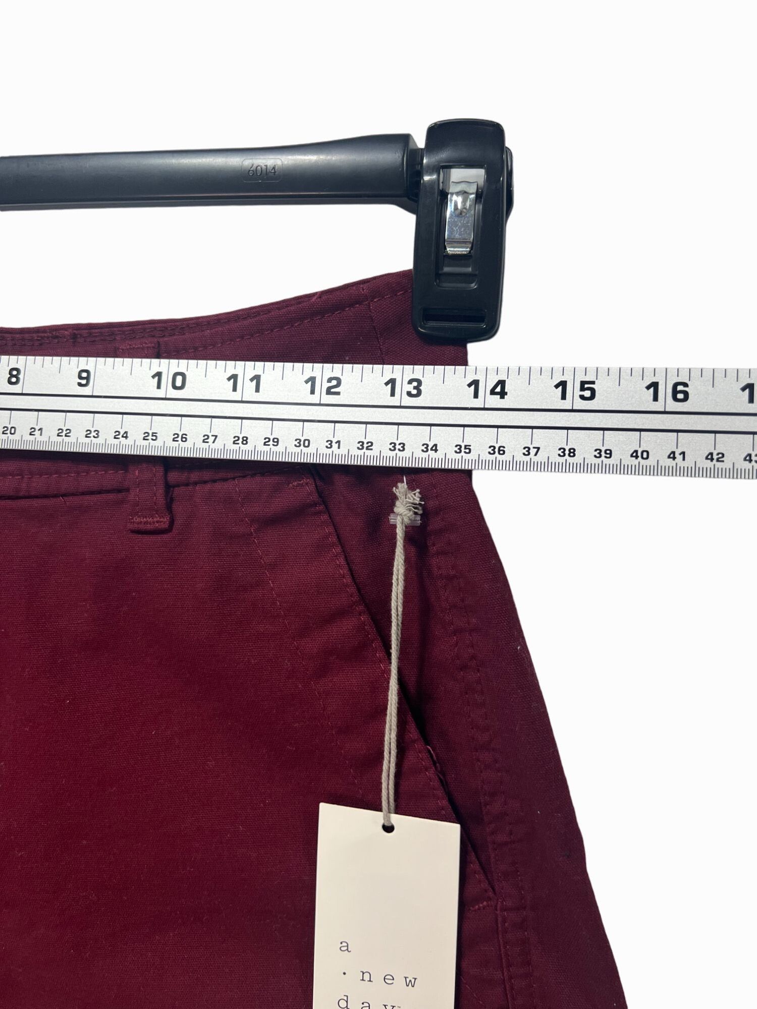 Other A New Day - Women's High-Rise Everyday Shorts - Burgundy - 2 Size 26" / US 2 / IT 38 - 5 Thumbnail