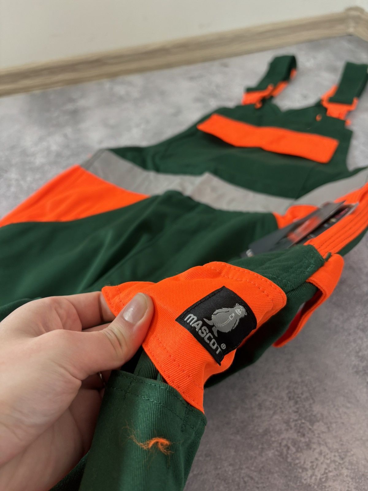 Other Mascot Men’s NWT Bib & Brace Reflective Work Overalls Size US 30 / EU 46 - 5 Thumbnail