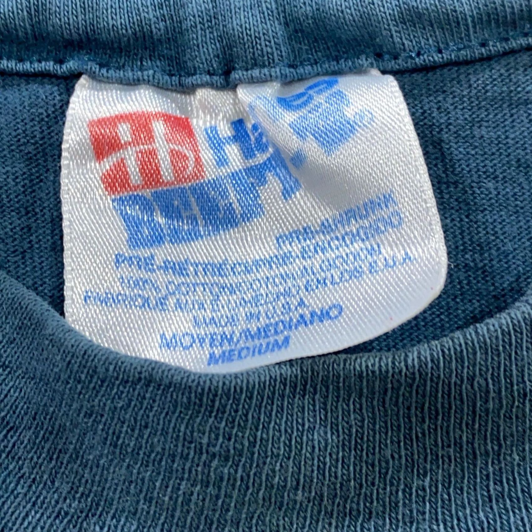 Vintage vtg 90s PITTSFIELD NEW HAMPSHIRE HOT AIR BALLOON FESTIVAL T-Shirt S/M blue Mens Regular Crew Neck Cotton 90s Theme Vintage Shirt Size US S / EU 44-46 / 1 - 4 Thumbnail
