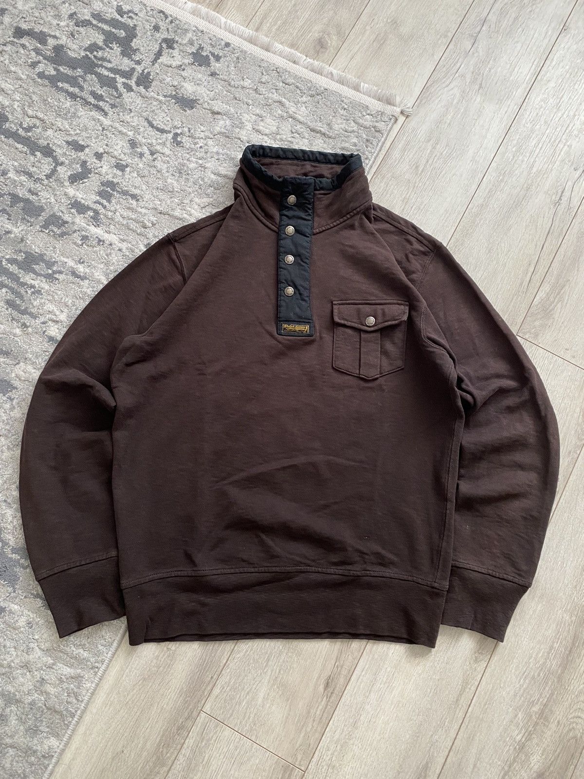 Polo Ralph Lauren Vintage Polo Ralph Lauren Nylon Sweatshirt Size US M / EU 48-50 / 2 - 2 Thumbnail