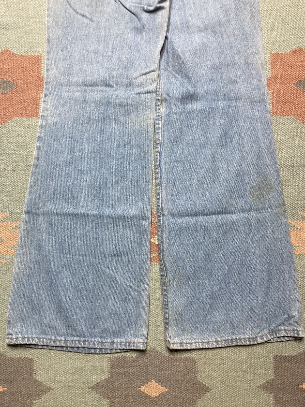 Levi's × Vintage 70s Levi’s jeans orange tab flare leg bell bottom fade 28x29 Size 28" / US 6 / IT 42 - 2 Thumbnail