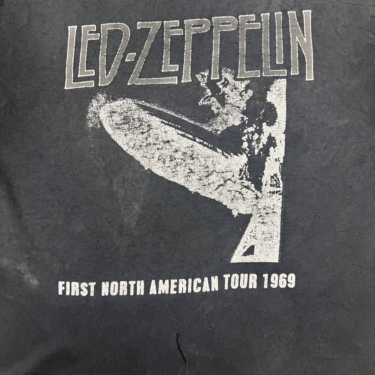 Band Tees × Vintage VTG Y2K LED ZEPPELIN FIRST NORTH AMERICAN TOUR TEE Size US L / EU 52-54 / 3 - 10 Thumbnail