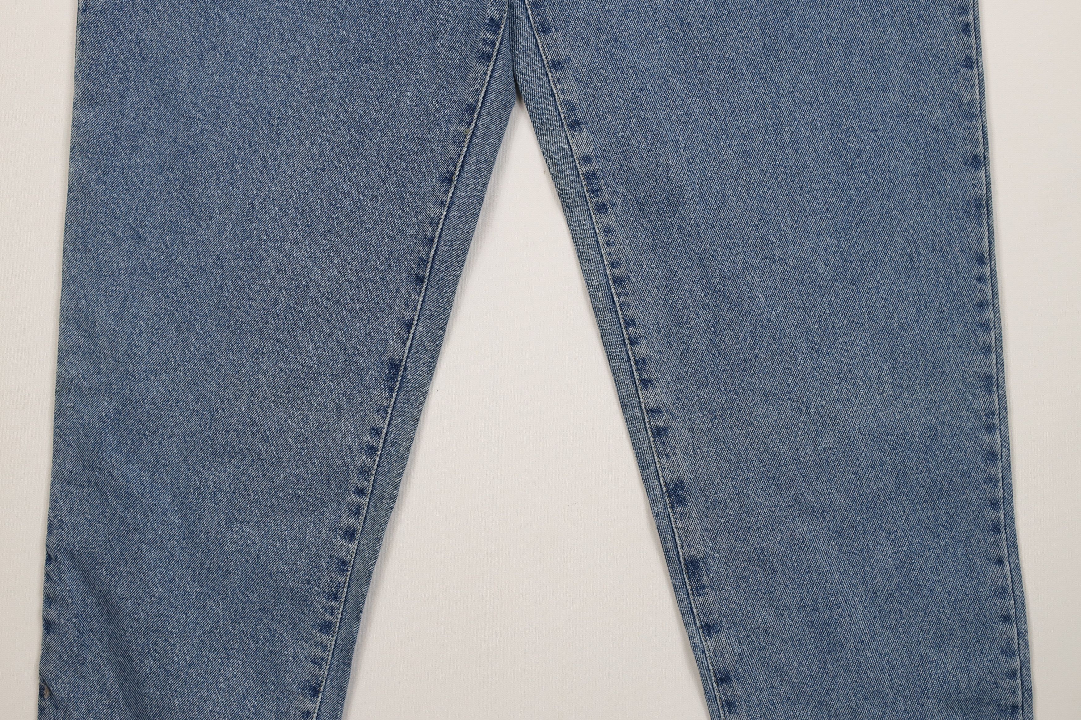 Columbia Deadstock Vintage 90s Columbia Fit Denim Jeans Blue Cotton Size 38" / US 16 / IT 52 - 3 Thumbnail