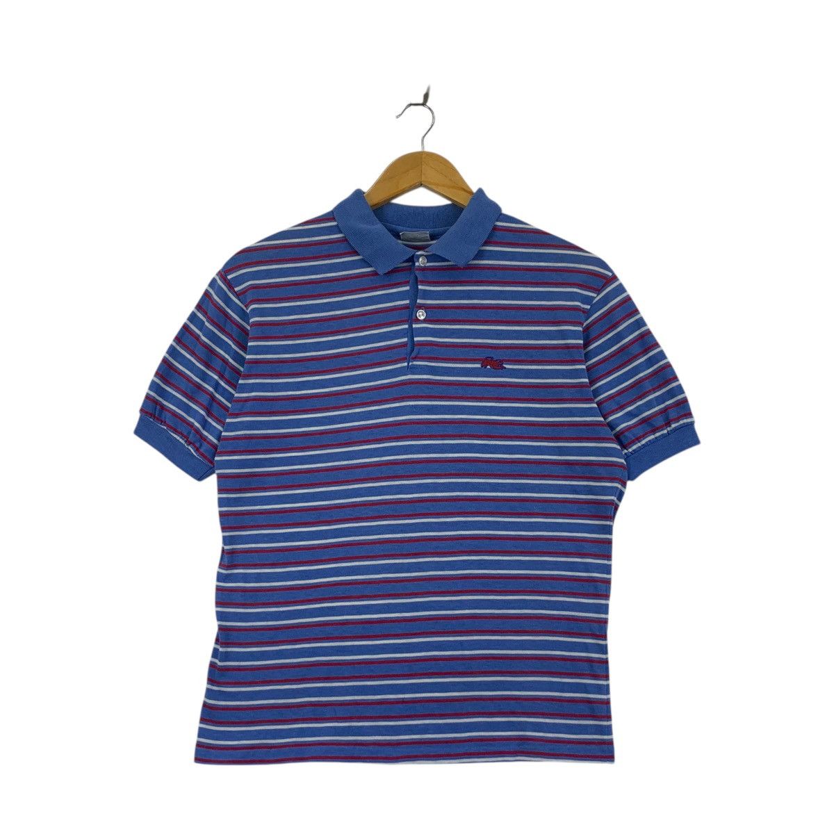 Vintage Vintage 90’ THE GARAN MAN Twin Tipped Striped Polo Tee Shirt Size US L / EU 52-54 / 3 - 1 Thumbnail