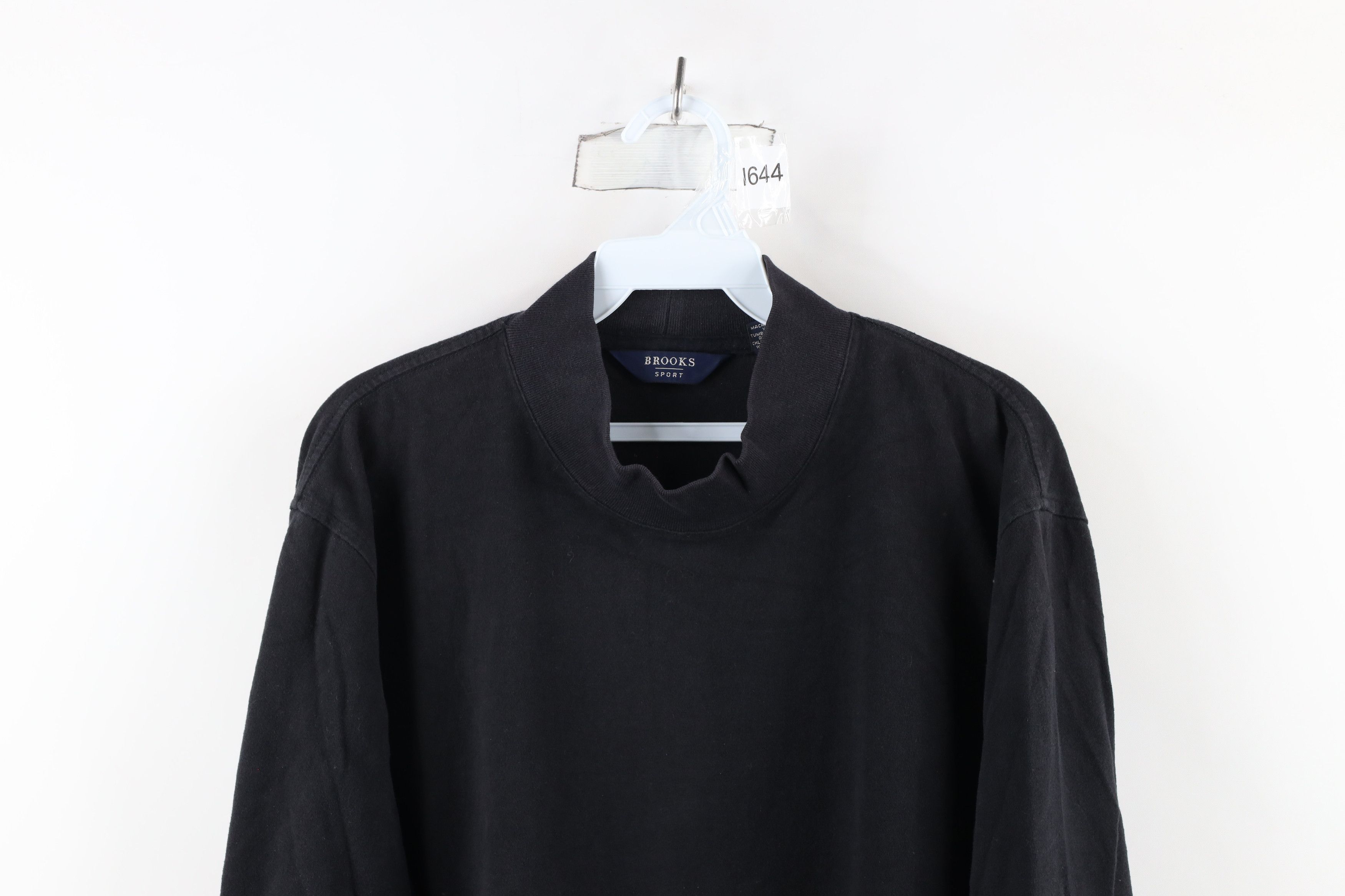 Brooks Brothers × Vintage Vintage 90s Brooks Brothers Mock Neck Long Sleeve T-Shirt Size US L / EU 52-54 / 3 - 2 Thumbnail