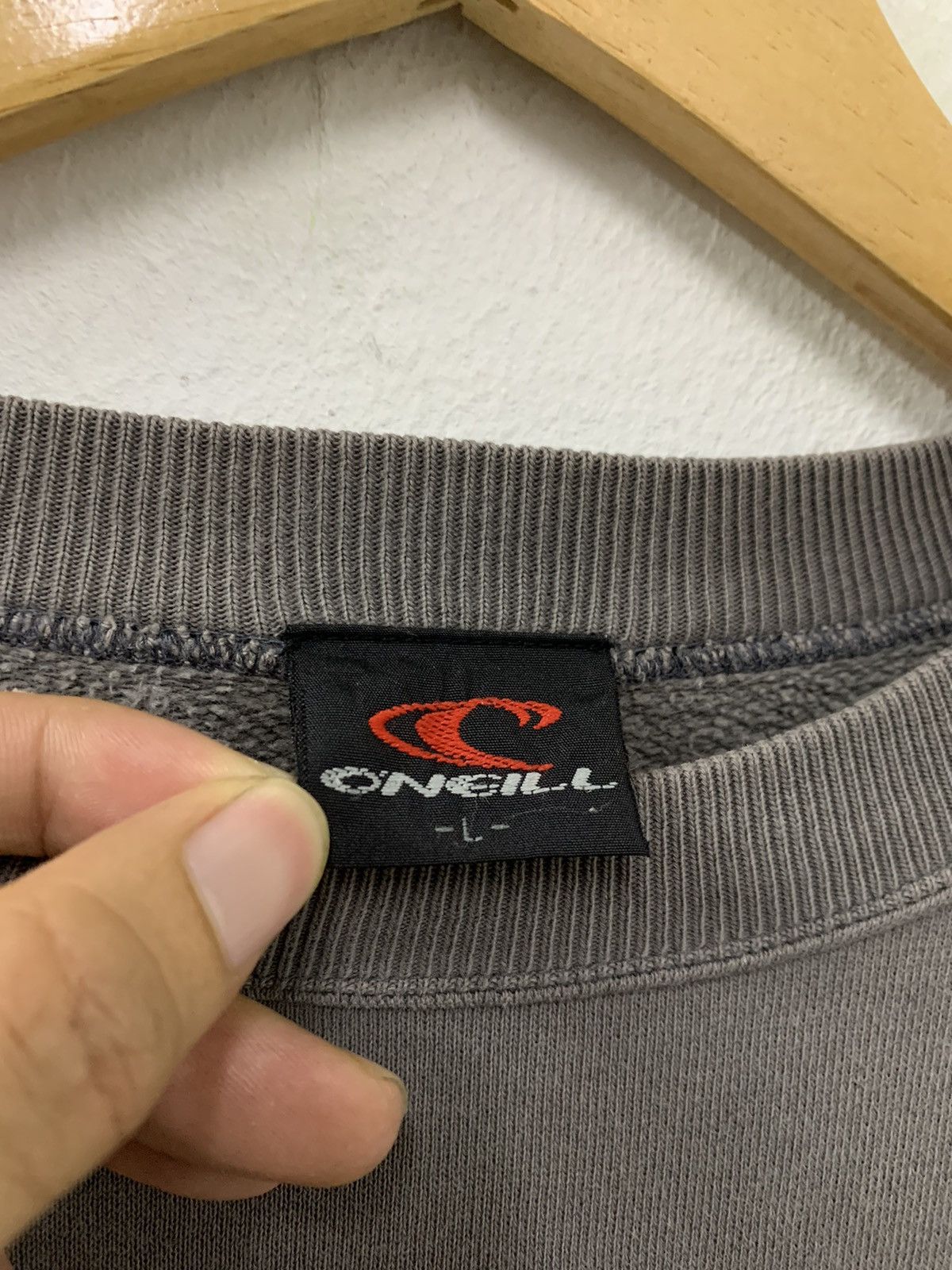 O'Neill Vintage Oneill Sweatshirt Back Print Logo Size US L / EU 52-54 / 3 - 3 Thumbnail