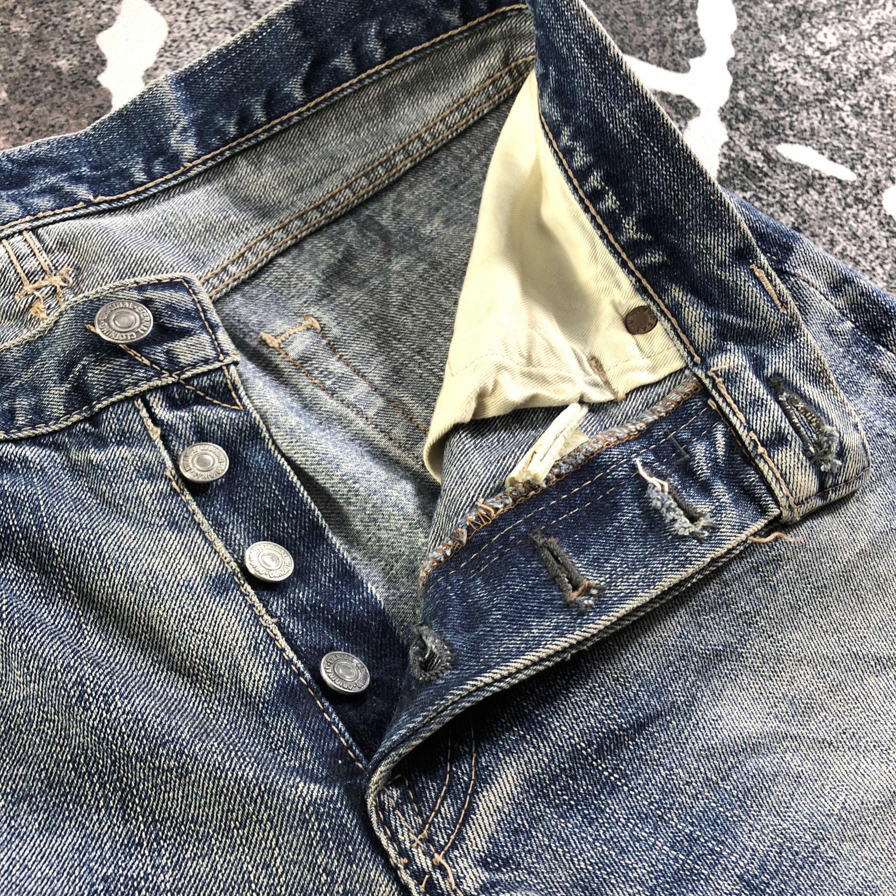 Eternal Vintage Eternal Flare Jeans Ripped Denim KJ3160 Size US 30 / EU 46 - 8 Thumbnail