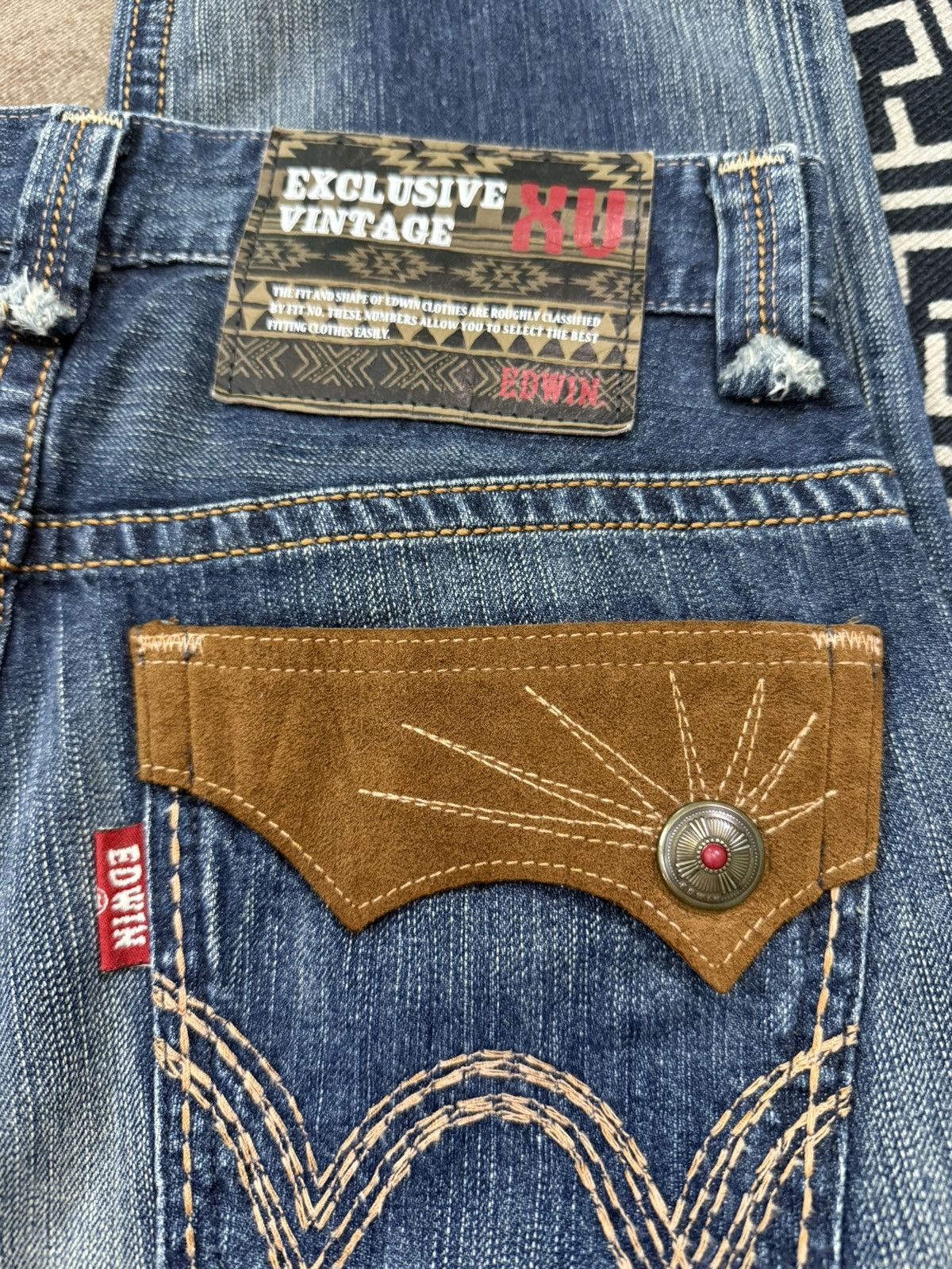 Edwin EDWIN DISTRESSED DENIM JEANS Size US 29 - 10 Thumbnail