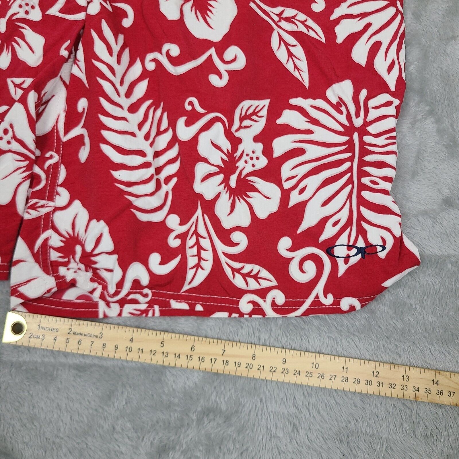 Ocean Pacific Vintage OP Ocean Pacafic Men's Board Shorts Sz 36 Red Floral Size US 36 / EU 52 - 6 Thumbnail