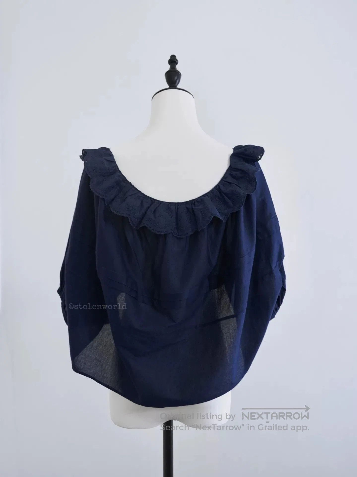 Comme des Garcons navy tie. Size M / US 6-8 / IT 42-44 - 7 Thumbnail