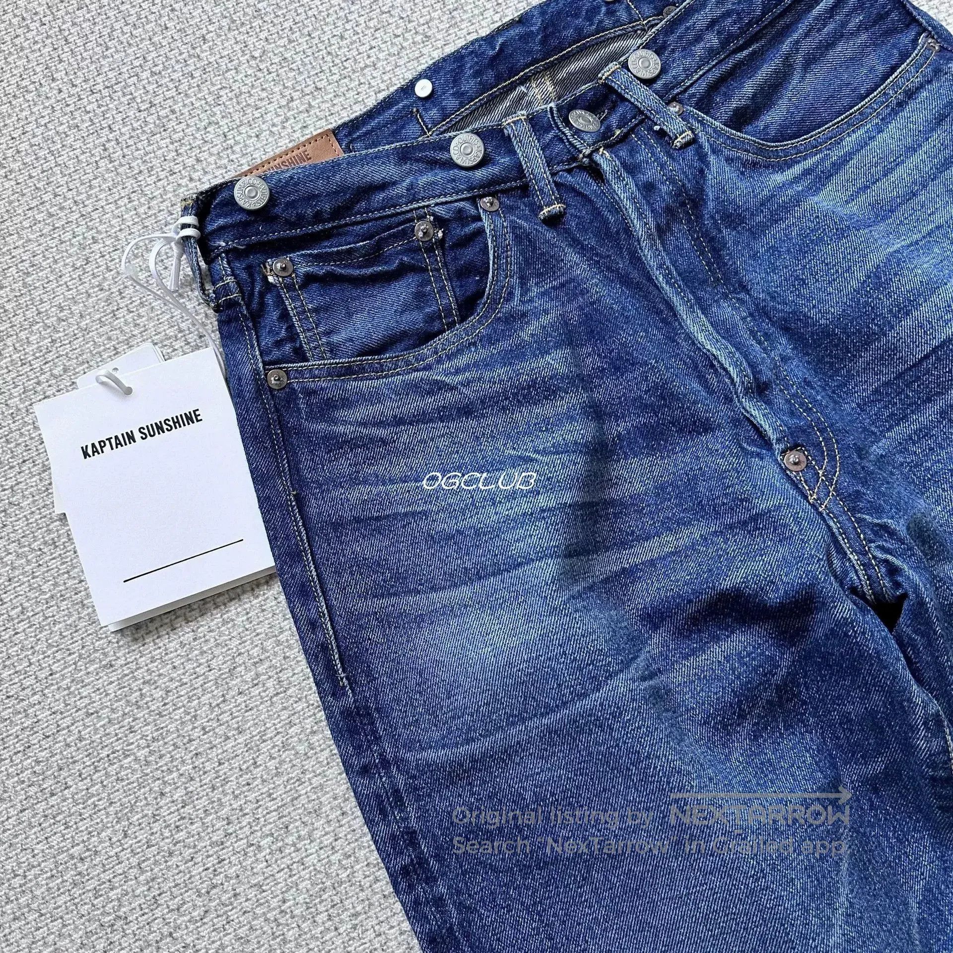 Kaptain Sunshine KAPTAIN SUNSHINE 24AW 1930 Straight Denim. Size US 32 / EU 48 - 3 Thumbnail