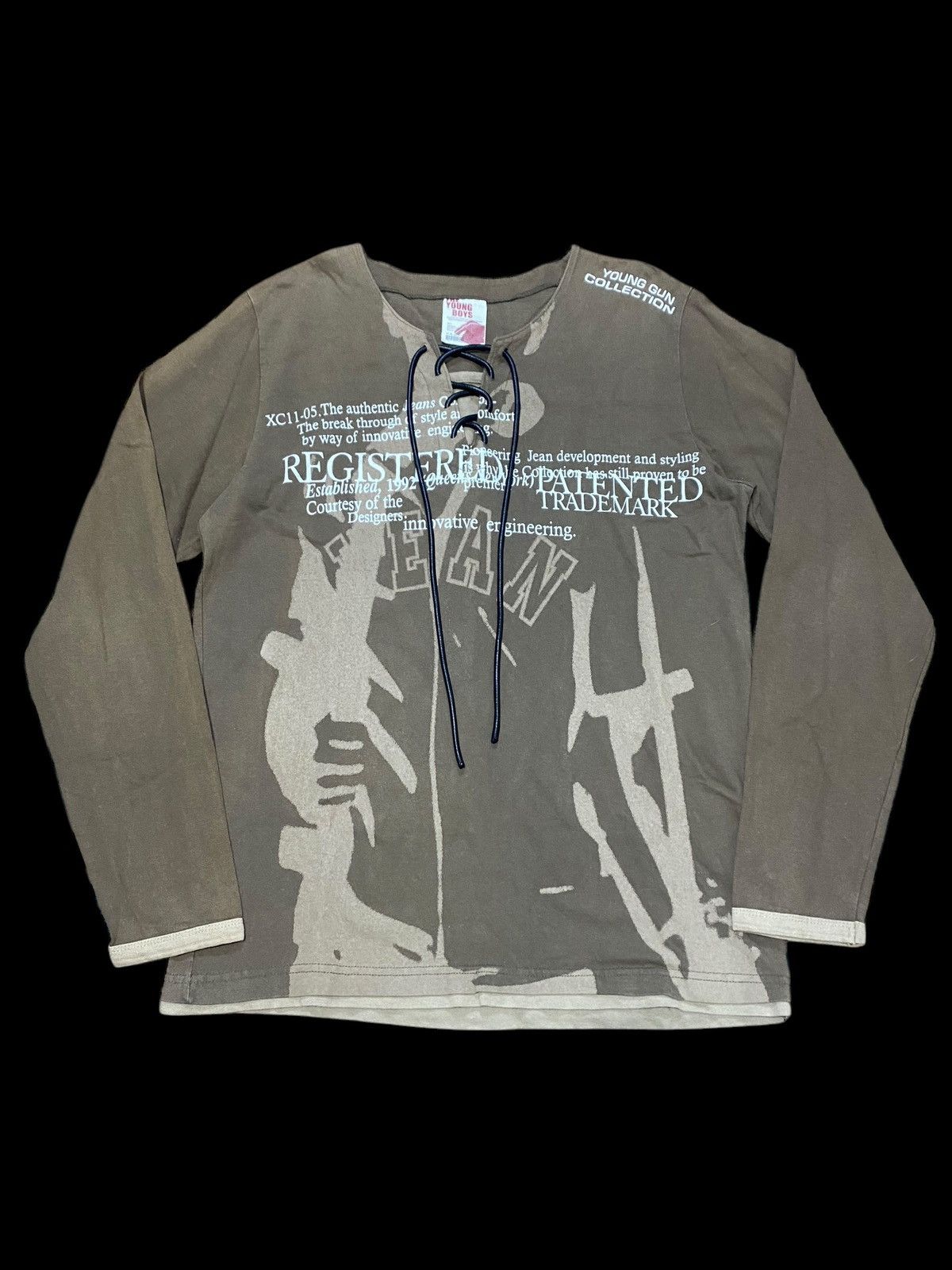 If Six Was Nine Y2k young gun double layer poem laces up punk style Size US M / EU 48-50 / 2 - 1 Thumbnail