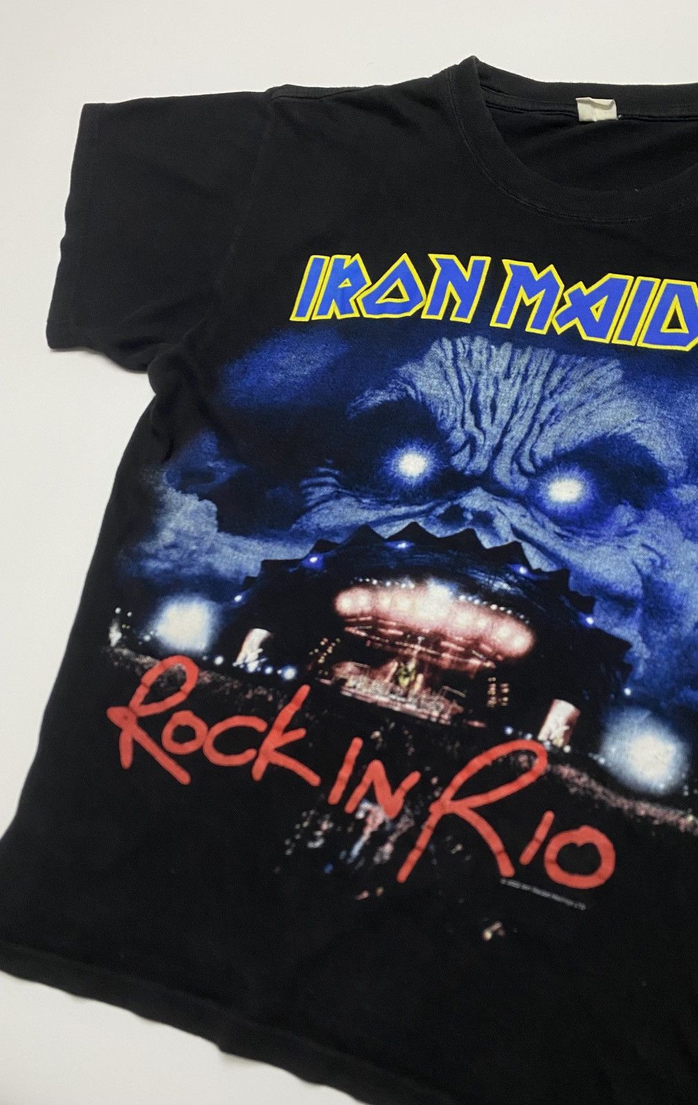 Iron Maiden Rare Vintage Iron Maiden Rock In Rio original album tee Size US L / EU 52-54 / 3 - 2 Thumbnail