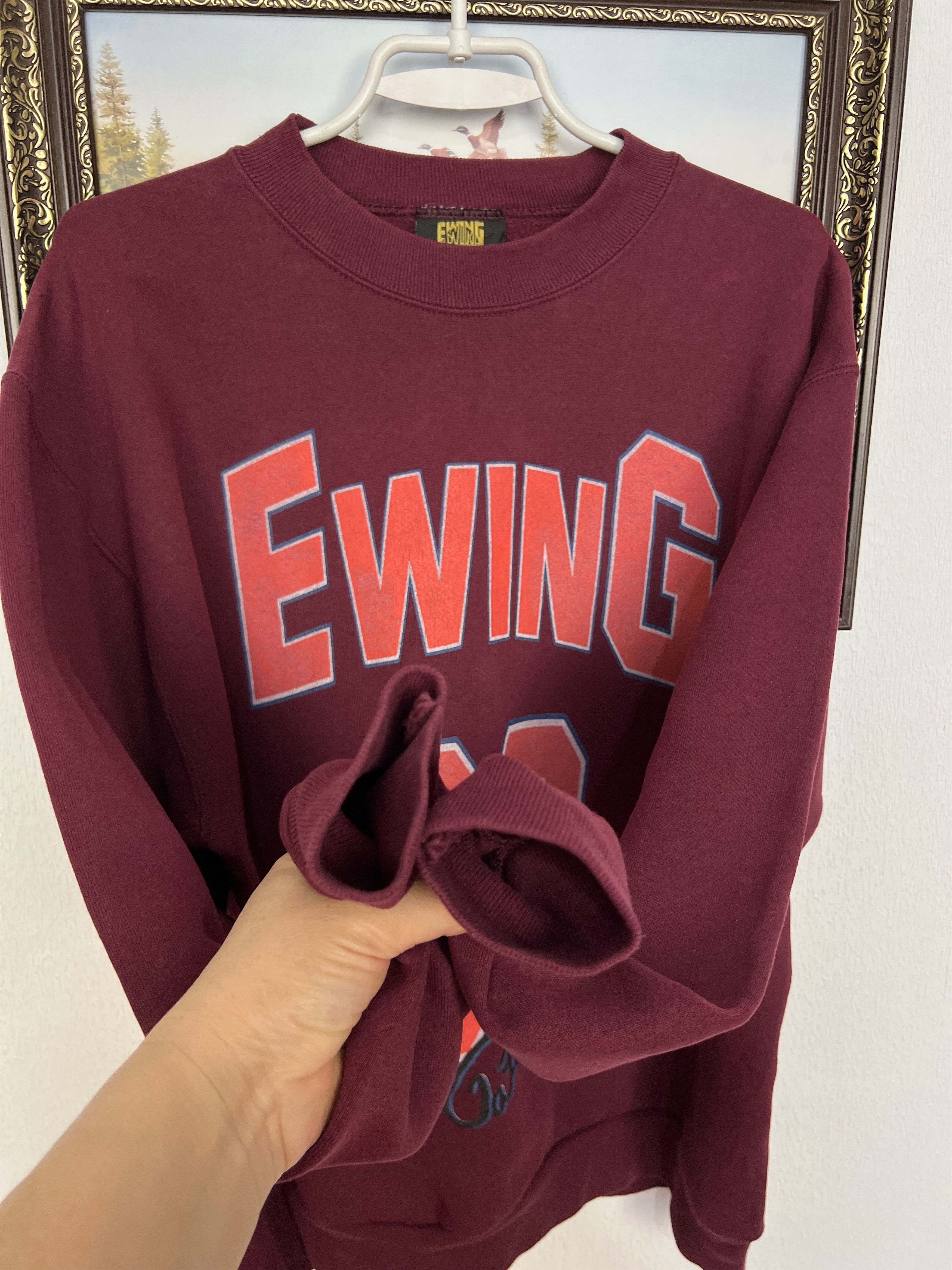 Vintage New York Knicks Patrick Ewing 33 Sweatshirt NBA Crewneck Size US L / EU 52-54 / 3 - 5 Thumbnail