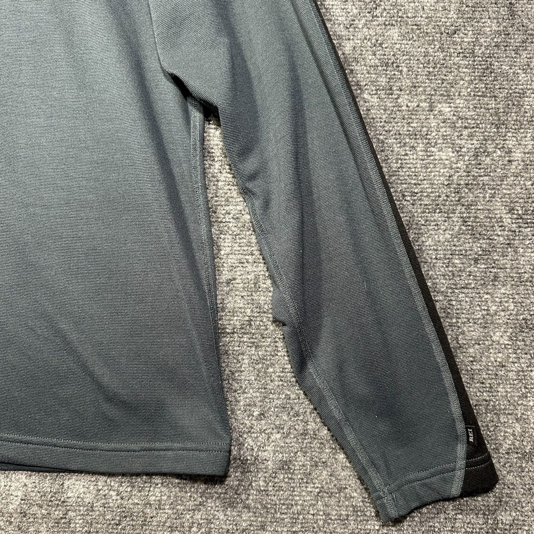 Vintage REI Shirt Mens L Blue Black Long Sleeve Half Zip Pullover Size US L / EU 52-54 / 3 - 3 Thumbnail