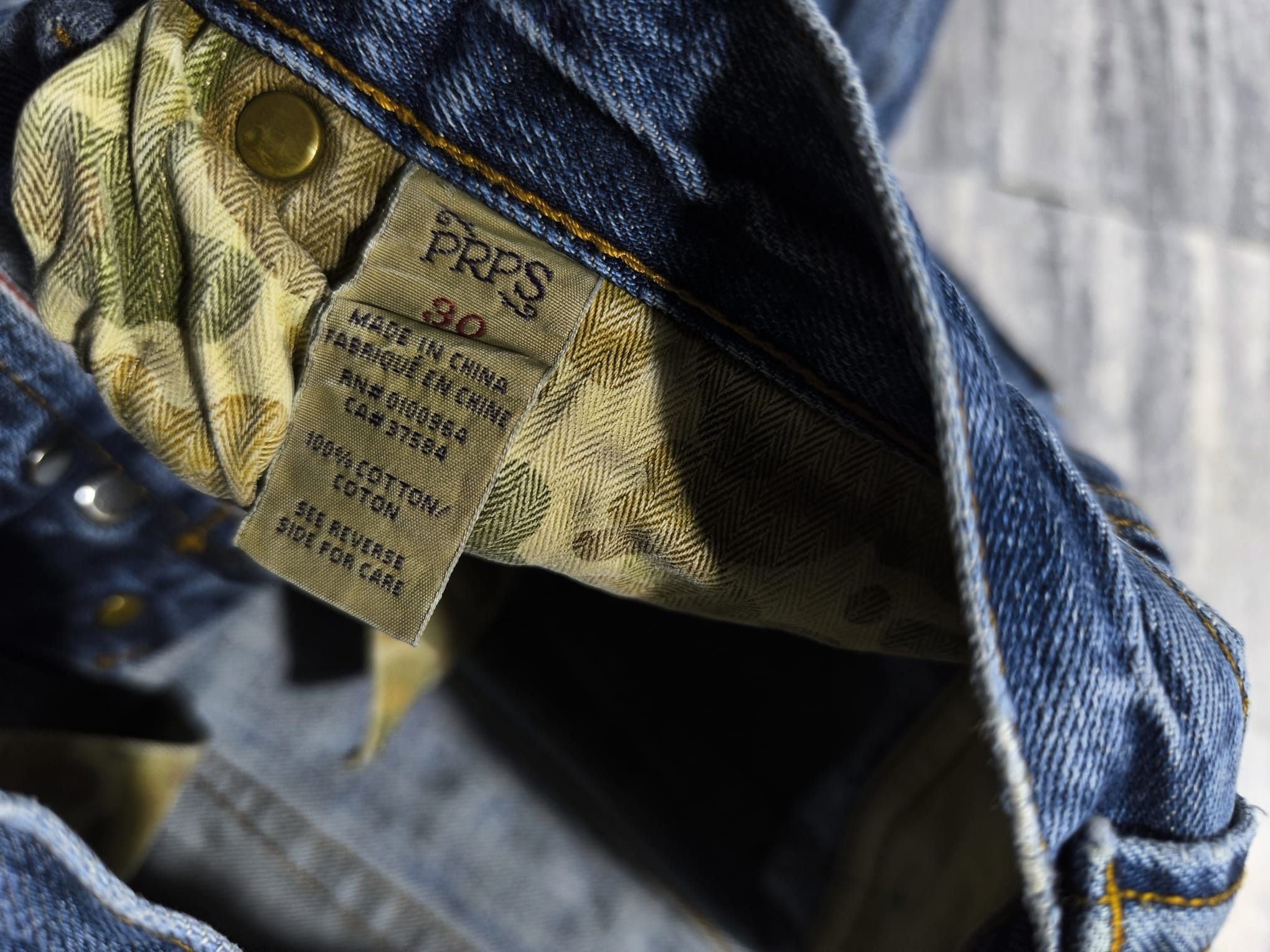 Hysteric Glamour vintage trashed distressed prps selvedge denim jeans Size US 30 / EU 46 - 5 Thumbnail
