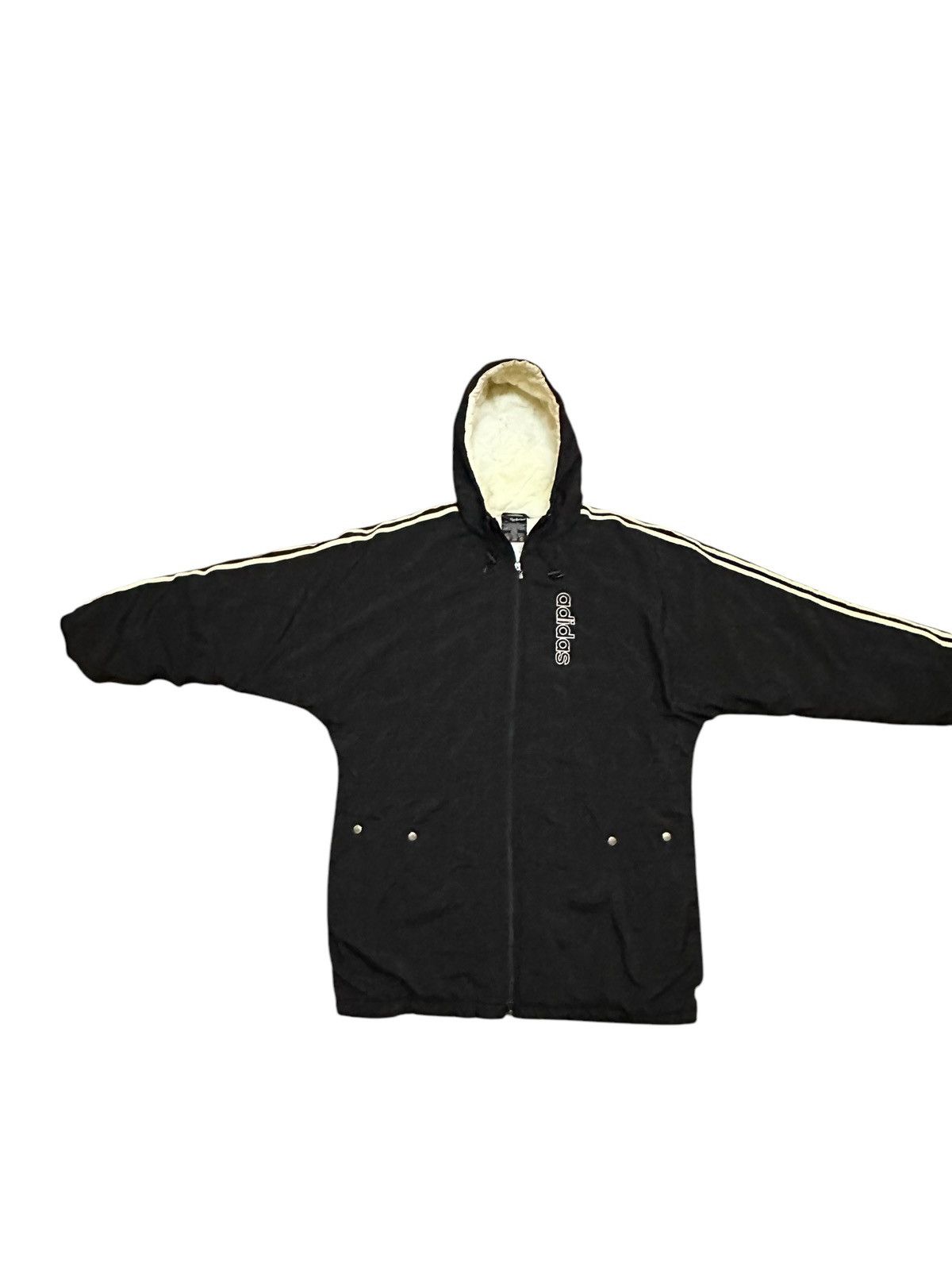 Adidas × Vintage Vintage Adidas Jacket Hoodie Winter Size US L / EU 52-54 / 3 - 4 Thumbnail