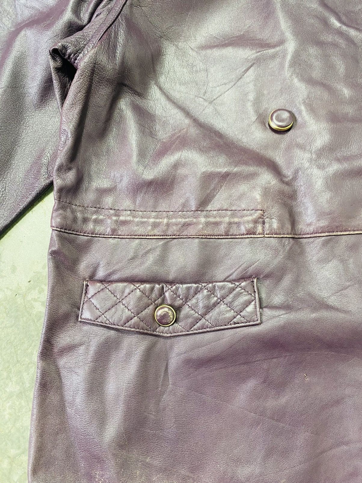 Gianni Valentino Rare Vintage Gianni Valentino Leather Jacket Size L / US 10 / IT 46 - 7 Thumbnail