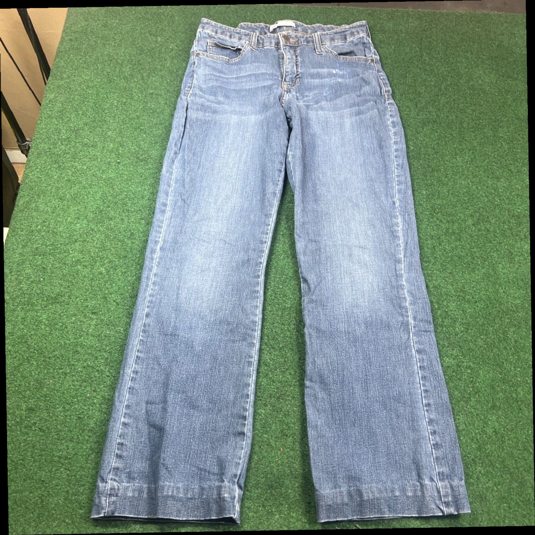 Lee Lee Slender Secret Jeans Lower On Waist Womens Sz 10 28x29 Blue Pants Denim Size 32" / US 10 / IT 46 - 1 Thumbnail