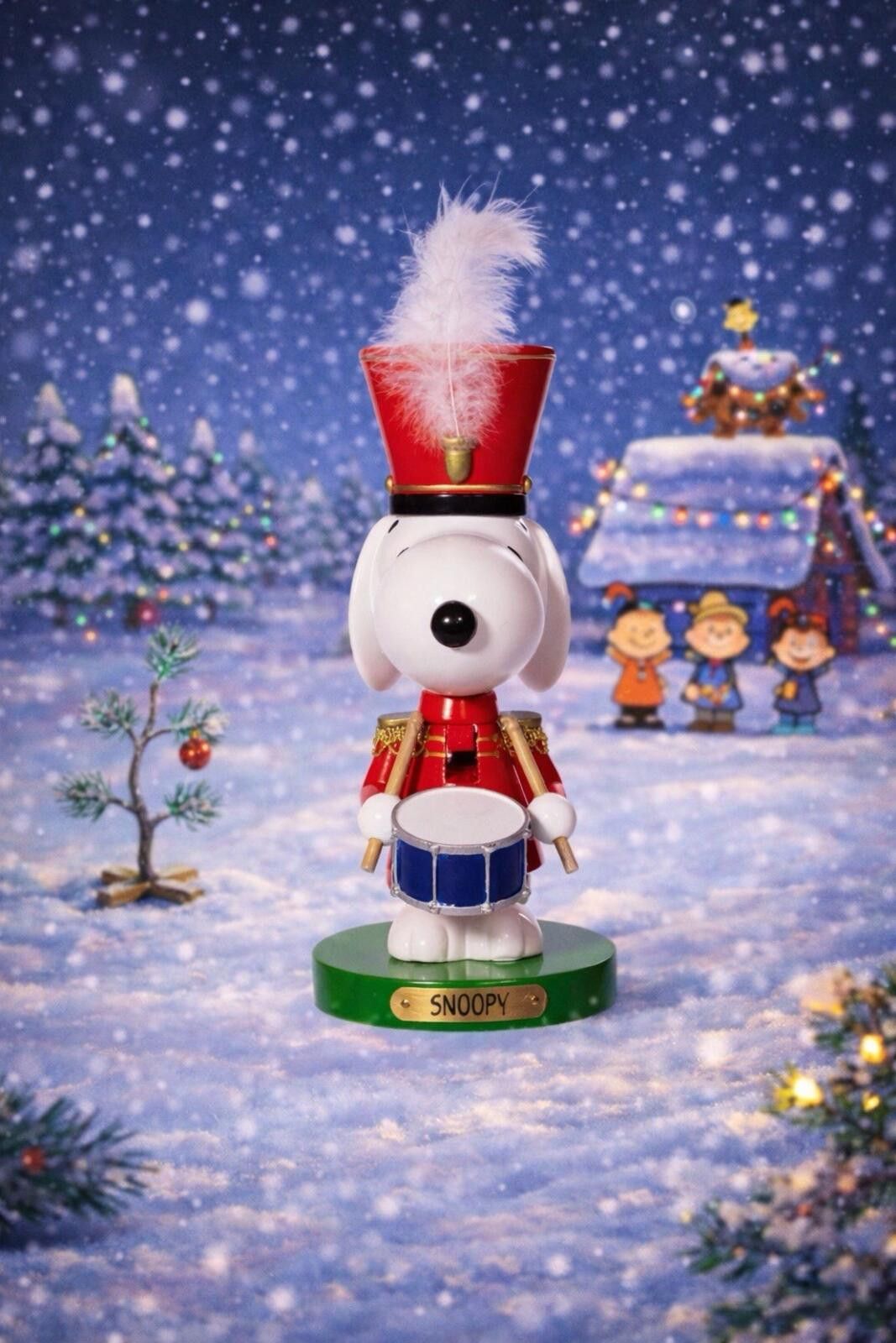 Other Peanuts Snoopy the Drummer Christmas Nutcracker 8.5” Size ONE SIZE - 1 Thumbnail